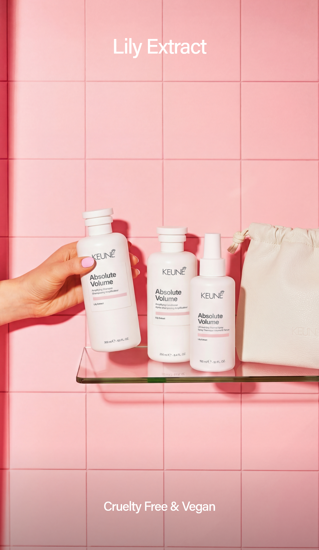 Keune Absolute Volume Shampoo: Boosts hair volume and thickness for thin hair. Enjoy lifted, fuller hair with lightweight formula. Ideal haircare for fine hair.