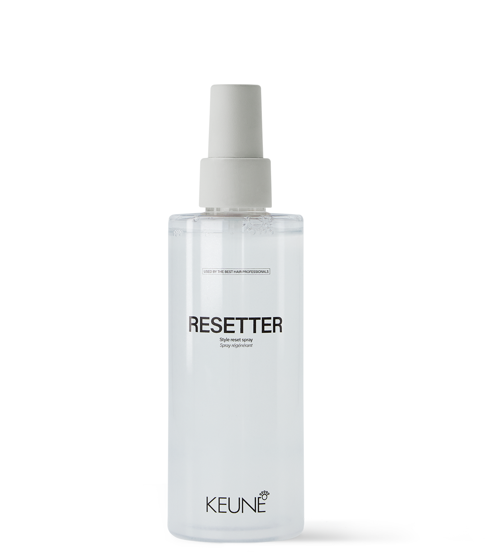 Elevate scalp health while shielding against heat damage with Keune Resetter Style Reset Spray – your go-to heat protectant for hair.